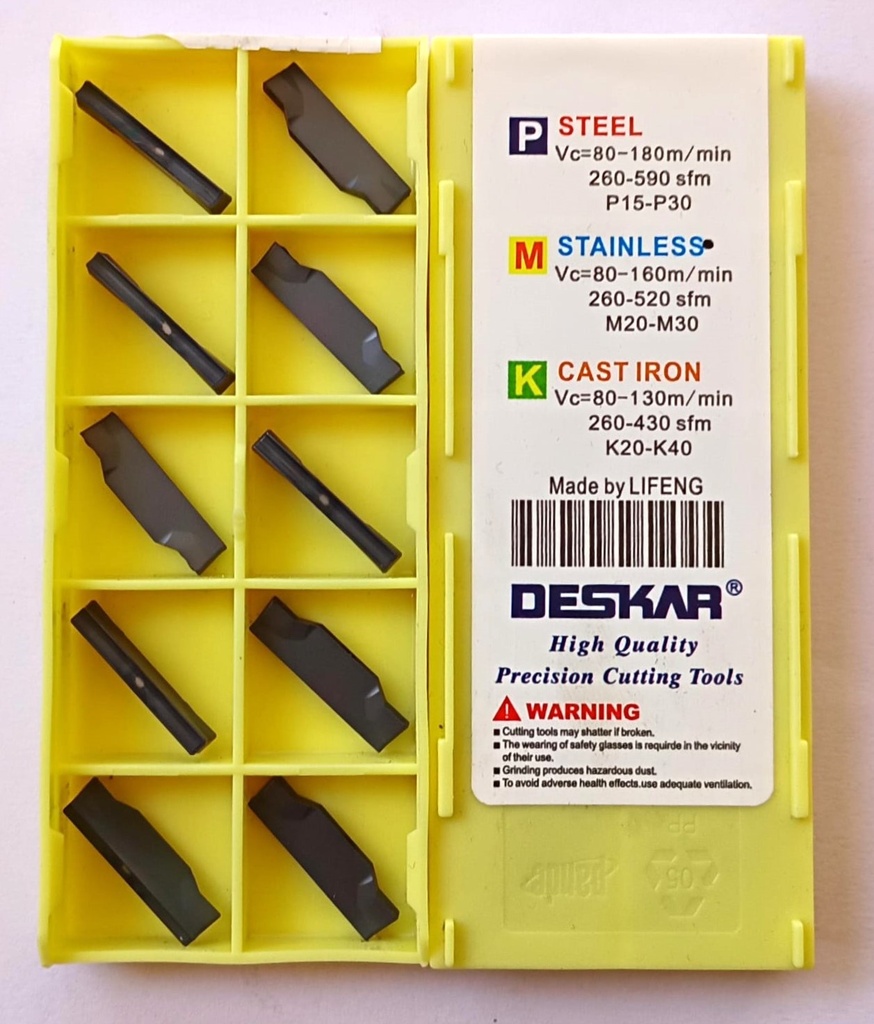Parting / Grooving Inserts | INDIAN DIGITAL TRADERS